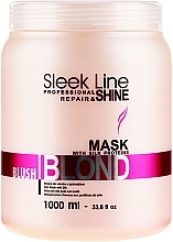 Hair Mask - Stapiz Sleek Line Blush Blond Mask — photo N3