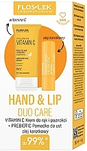 Fragrances, Perfumes, Cosmetics キット - Floslek Hand & Lip Duo Care Vitamin C (h/cr/50ml + lip/balm/4g)