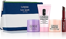 GIFT! Set - Clinique Must Have 4CB (balm/15 ml + foam/30 ml + f/gel/15 ml + lipstick/1.9 g + bag) — photo N1