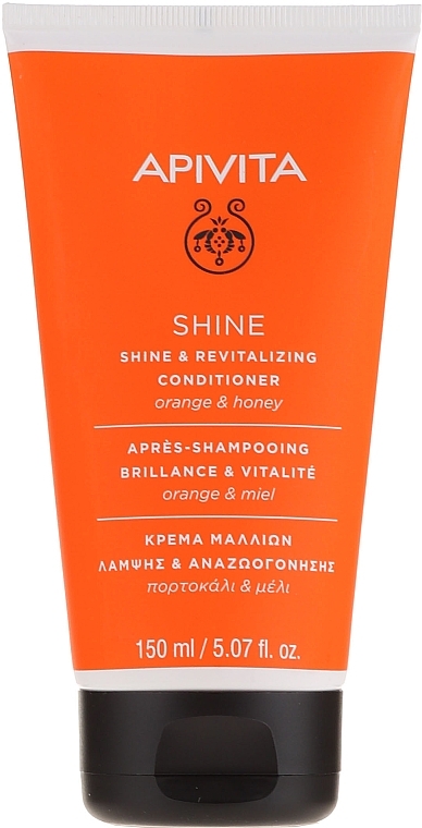 Repair Strength & Shine Orange & Honey Conditioner for All Hair Types - Apivita Shine And Revitalizing Conditioner For All Hair Types With Orange & Honey — photo N1