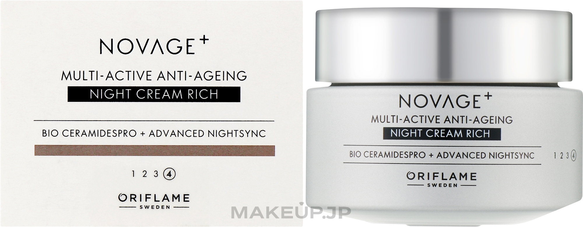 Rich Multi-Active Night Face Cream - Oriflame Novage+ Multi-Active Anti-Ageing Night Cream Rich — photo 50 ml