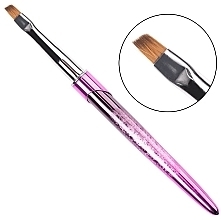 Diagonal Gel Brush, size 4/No.6 - Clavier One Stroke  — photo N1