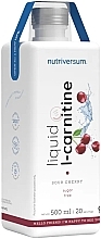 Fragrances, Perfumes, Cosmetics L-Carnitine Liquid Dietary Supplement - Cherry Flavour - Nutriversum L-Carnitine Liquid