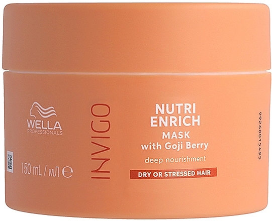 Nourishing Hair Mask - Wella Professionals Invigo Nutri-Enrich Deep Nourishing Mask  — photo N1