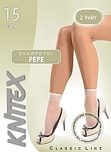 Fragrances, Perfumes, Cosmetics Women Socks 'Pepe' 15 Den, 2 pairs, golden - Knittex