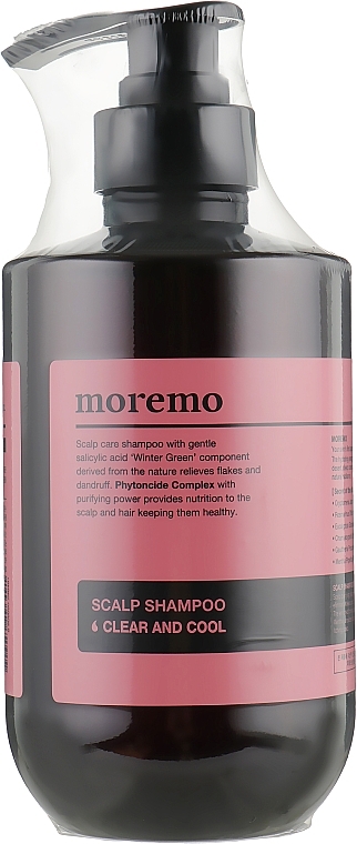Cleansing Shampoo - Moremo Scalp Shampoo Clear And Cool — photo N1