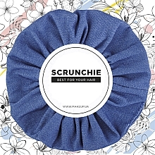 Fragrances, Perfumes, Cosmetics Denim Classic Hair Scrunchie, light blue - MAKEUP Hair Accessories