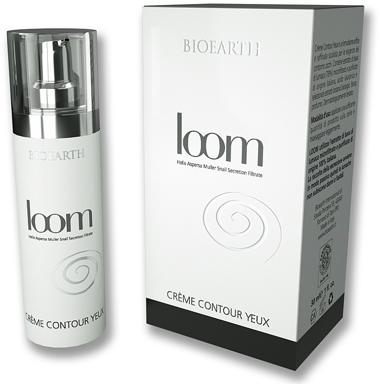 Snail Mucin Eye Cream - Bioearth Loom Creme Contour Yeux — photo N1