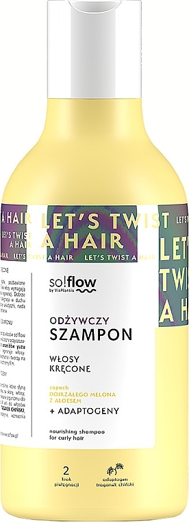 Shampoo for Curly Hair - So!Flow by VisPlantis Nourishing Shampoo for Curly Hair — photo N1