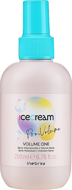 Volume Hair Spray - Inebrya Ice Cream Volume One 15 in 1 Spray — photo N1