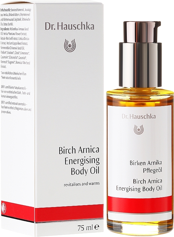 Body Oil "Birch & Arnica" - Dr. Hauschka Birch Arnica Energising Body Oil — photo N1