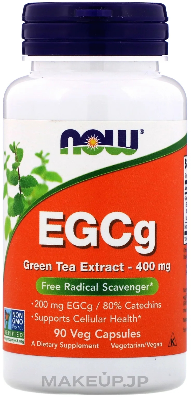Green Tea Extract, EGCg 400mg - Now Foods EGCg Green Tea Extract — photo 90 szt.