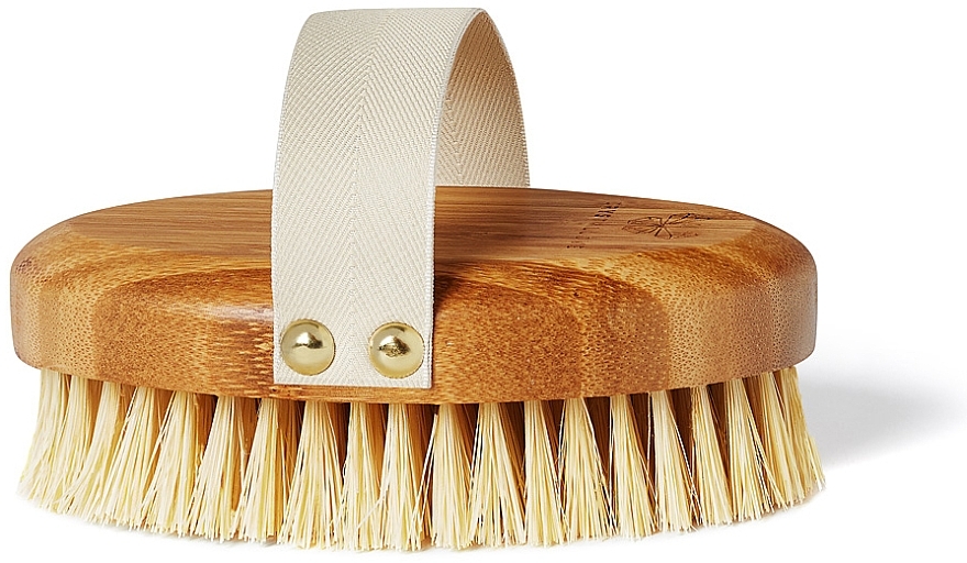 Bamboo Brush for Dry Massage - Crystallove Bamboo Agave Body Brush — photo N1