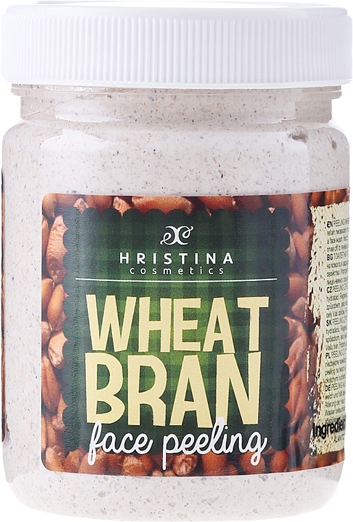 Wheat Bran Face Peeling - Hristina Cosmetics Wheat Bran Face Peeling — photo N2