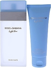 Dolce&Gabbana Light Blue - Set (edt/100ml + b/cr/75ml) — photo N2