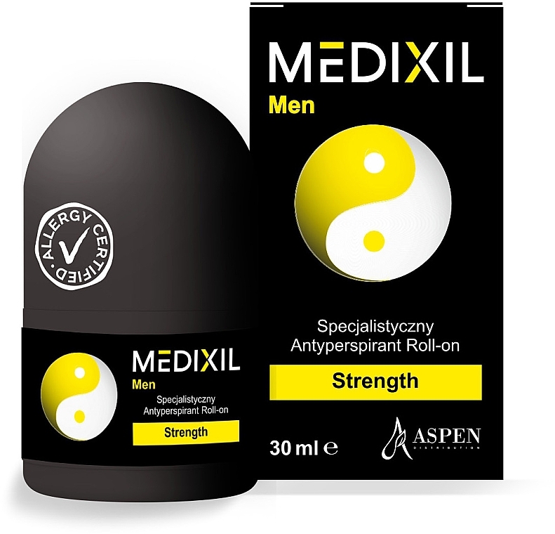 Men Antiperspirant - Medixil Men Strenght Antyperspirant Roll-On — photo N1