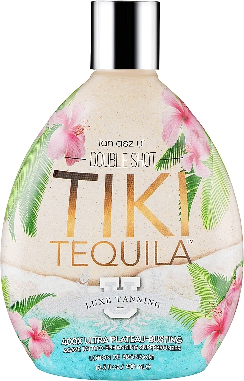 Super Bronzing Cream with Tattoo Protection - Tan Incorporated Tiki Tequila 400x Double Shot Luxe Tanning — photo N1