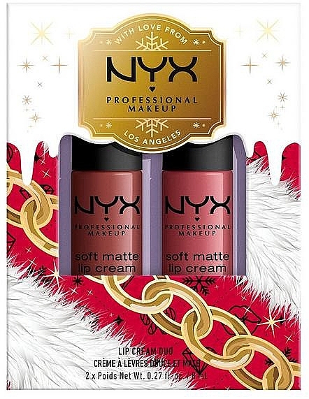 NYX Professional Makeup Soft Matte Lip Cream Duo Gift Set - Set — photo N1