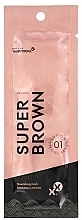 Fragrances, Perfumes, Cosmetics Nourishing Tanning Lotion - Tannymaxx Super Brown Nourishing Dark Tanning Lotion (sample)