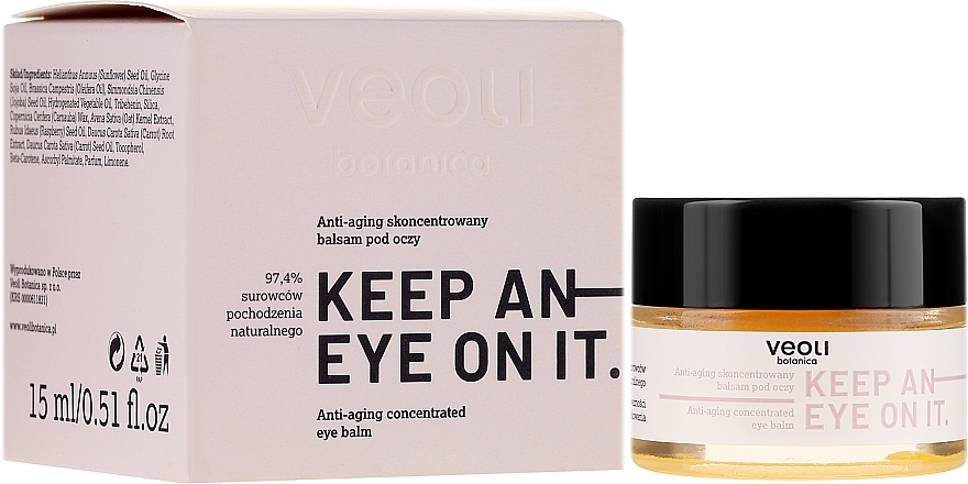 Anti-Aging Concentrated Eye Balm - Veoli Botanica Anti-aging Concentrated Eye Balm Keep An Eye On It — photo N5