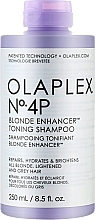 Toning Shampoo - Olaplex No 4P Blonde Enhancer Toning Shampoo — photo N1