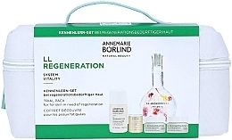 Fragrances, Perfumes, Cosmetics Set - Annemarie Borlind LL Regeneration (milk/50ml + cr/2x15ml + gel/15ml + bag/1pcs)