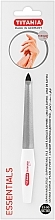 Curved Sapphire Nail File, 6-size - Titania Soligen Saphire Nail File — photo N1