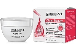 Fragrances, Perfumes, Cosmetics Face Cream - Absolute Care Clean Beauty Multi Vitamins Rebalancing & Moisturizer