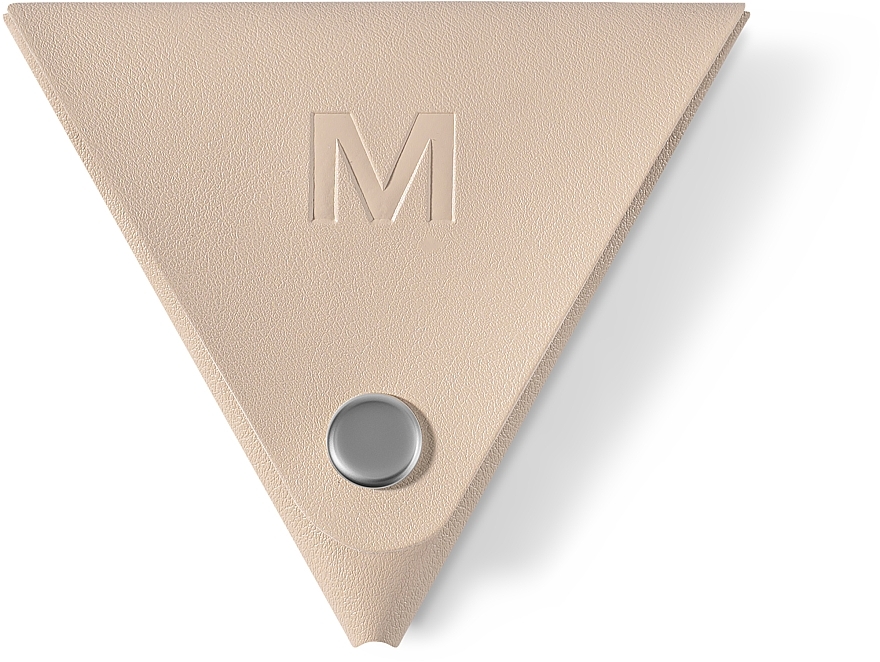 Triangle Coin Purse, beige - MAKEUP Triangle Coin-Purse Pu Leather Beige — photo N1