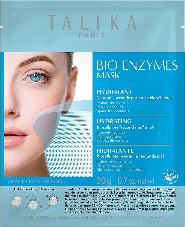 Moisturizing Face Mask - Talika Bio Enzymes Hydrating Mask — photo N1