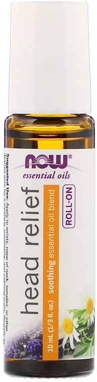 Head Relief Oil, roll-on - Now Foods Essential Oils Head Relief Roll-On — photo N1