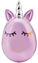 Fragrances, Perfumes, Cosmetics Compact Hair Brush 'Unicorn', purple - Martinelia Maze Hair Brush