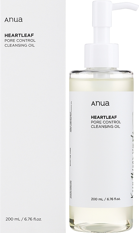 Face Cleansing Oil - Anua Heartleaf Pore Control Cleansing Oil — photo N2