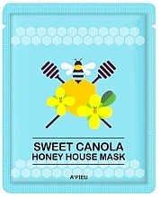 Fragrances, Perfumes, Cosmetics Foil Honeycomb Line Mask - A'pieu Sweet Canola Honey House Mask