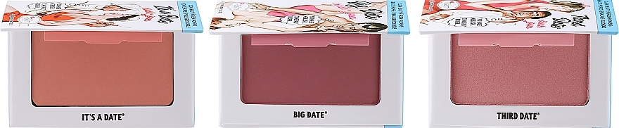 Set - theBalm Date Night Blush Set (blush/3x6.5g) — photo N1