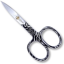 Fragrances, Perfumes, Cosmetics Manicure Scissors, zebra - Credo Solingen 8cm