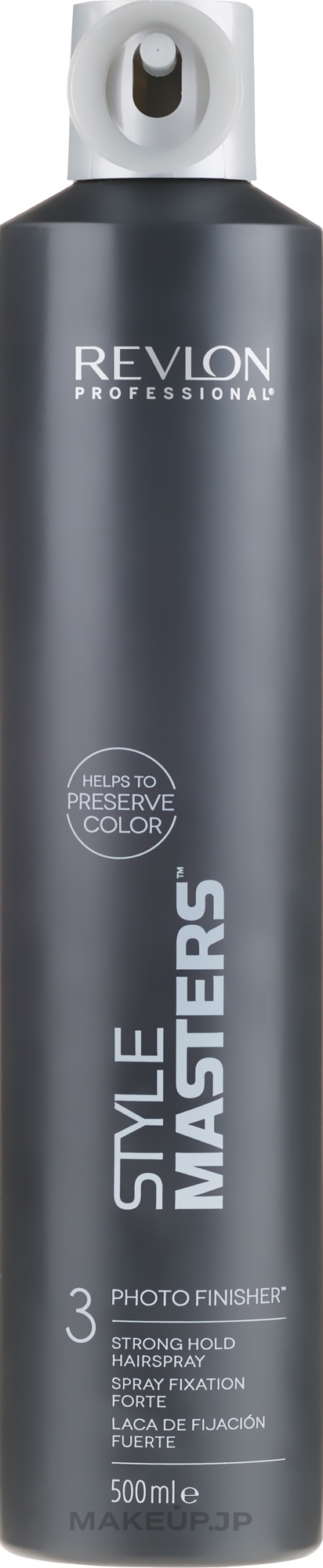 Instant Strong Hold Spray - Revlon Professional Style Masters Photo Finisher Hairspray-3 — photo 500 ml