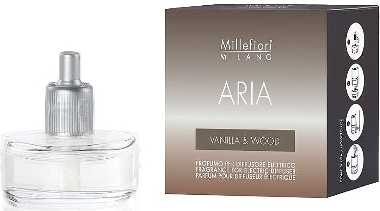 Air Freshener Refill - Millefiori Milano Aria Vanilla & Wood Refill — photo N1