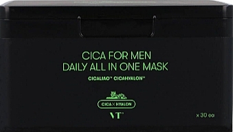 Men Sheet Face Mask - VT Cosmetics Cica For Men Daily All In One Mask — photo N1