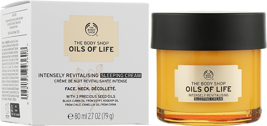 Revitalizing Night Cream - The Body Shop Oils of Life Sleeping Cream — photo N2