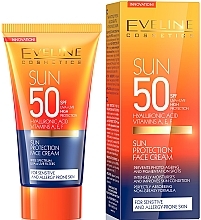 Facial Sunscreen - Eveline Cosmetics Sun Protection Face Cream SPF 50 — photo N1