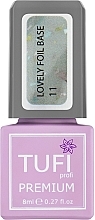 Fragrances, Perfumes, Cosmetics Base Coat - Tufi Profi Premium Lovely Foil Base