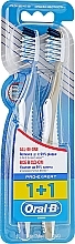 Fragrances, Perfumes, Cosmetics Toothbrush Set "Extra Clean, All in One", 40 medium, olive + blue - Oral-B Pro Expert CrossAction All in One