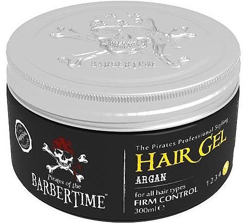 Argan Oil Hair Gel - Barbertime Hair Gel Argan Firm Control — photo N1