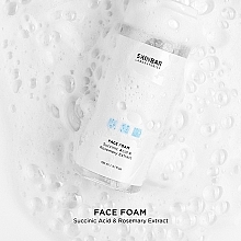 Face Cleansing Foam with Amber Acid & Rosemary Extract - SKINBAR Succinic Acid & Rosemary Extract Face Foam — photo N5