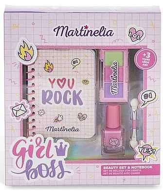 Martinelia Super Girl Boss Beauty Set & Notebook - Martinelia Super Girl Boss Beauty Set & Notebook — photo N1