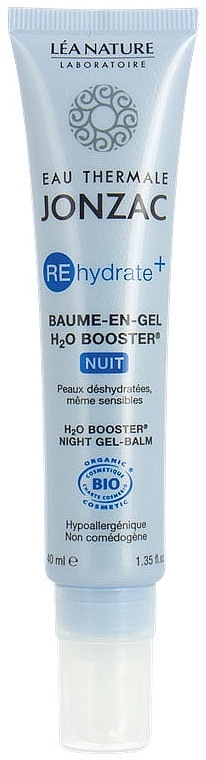 Night Gel Balm - Eau Thermale Jonzac REhydrate+ H?O Booster Night Gel-Balm — photo N1