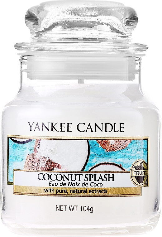 Scented Candle in Jar - Yankee Candle Coconut Splash — photo N1