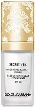 Fragrances, Perfumes, Cosmetics Hydrating Radiant Primer - Dolce & Gabbana Secret Veil Hydrating Radiant Primer