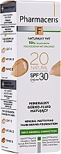 Mineral Mattifying Fluid SPF 30 - Pharmaceris F Mineral Mattifying Fluid Dermo-Foundation SPF 30 — photo N1